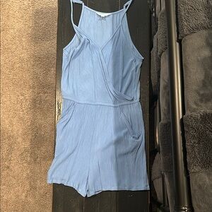 Market & Spruce Blue Jumpsuit with Sleeveless Design